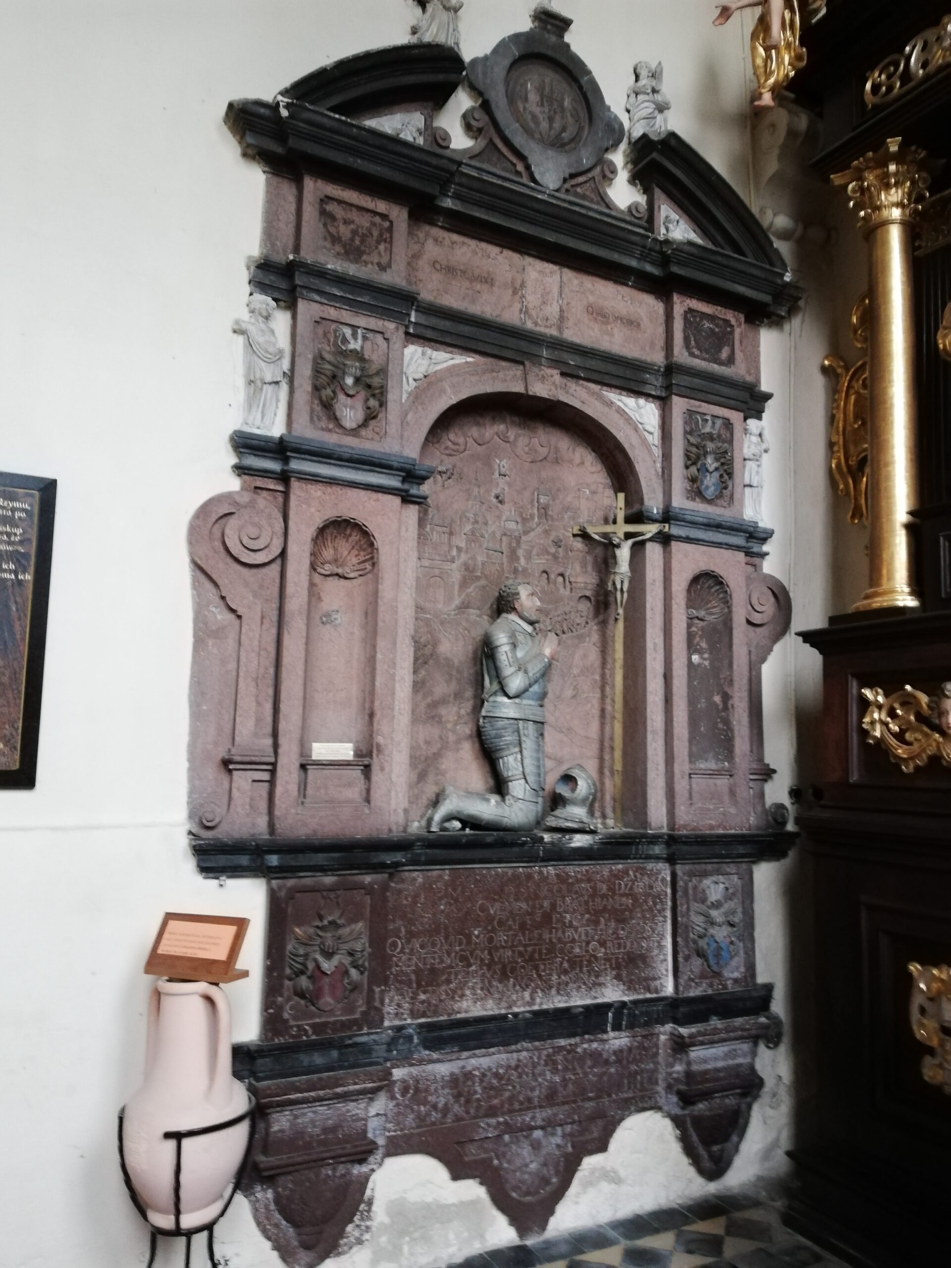 Nagrobek Mikołaja Działyńskiego w kościele w Nowym Mieście Lubawskim