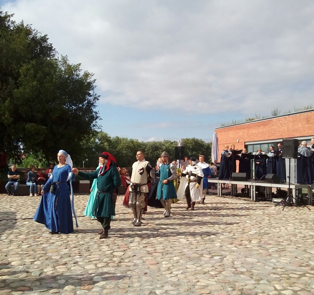 Lubawa - przywitanie Krzyżaków przez biskupa Stapila